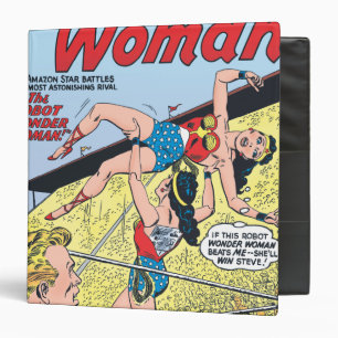 The Robot Wonder Woman Binder