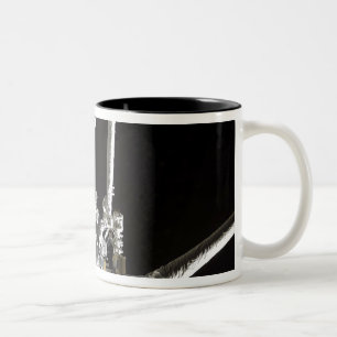 The robotic arm of the Japanese Experiment Modu 2 Two-Tone Coffee Mug