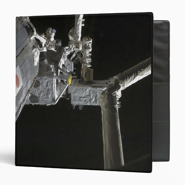 The robotic arm of the Japanese Experiment Modu Binder (Front/Inside)