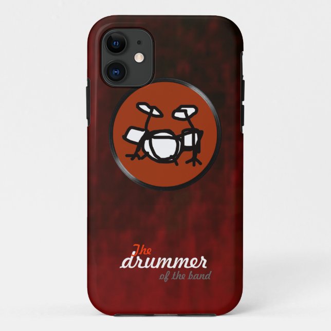 the rock band drummer Case-Mate iPhone case (Back)