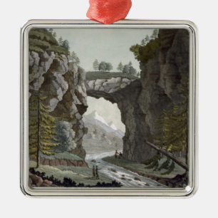 The Rock Bridge, Virginia, from 'Le Costume Ancien Metal Ornament