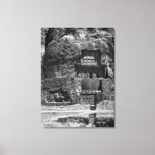 The rock-cut tomb of Artaxerxes I Canvas Print