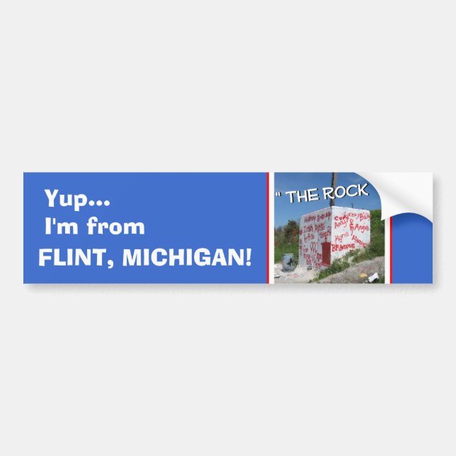 The Rock - Flint, MI Bumper Sticker (Front)