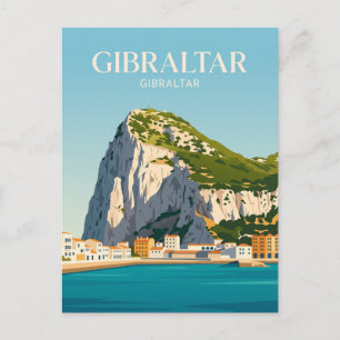 The Rock of Gibraltar Gibraltar Postcard