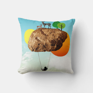 The rock of our existence throw pillow