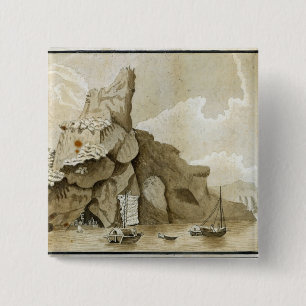 The Rock of Quang-Yin 2 Inch Square Button