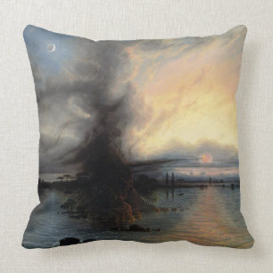 The Rock of Salvation, 1837 (oil on canvas) Throw Pillow