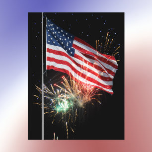 The Rockets' Red Glare Postcard