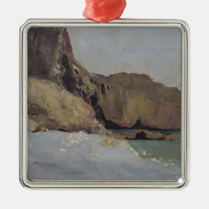 The Rocks at Vallieres, near Royan Metal Ornament