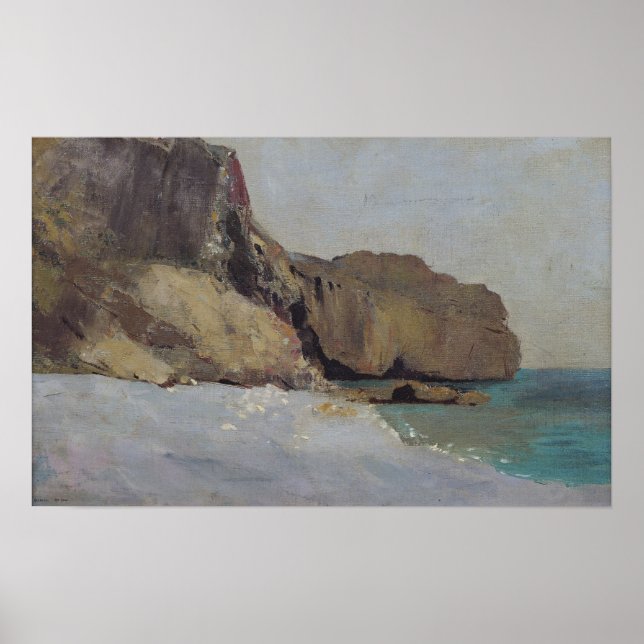 The Rocks at Vallieres, near Royan Poster (Front)