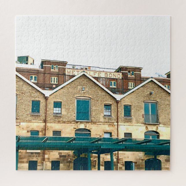 The Rocks Sydney vintage heritage travel Jigsaw Puzzle (Vertical)