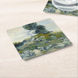The Rocks Vincent van Gogh  Square Paper Coaster