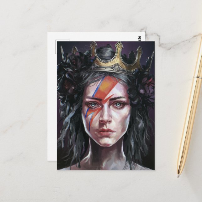 The rockstar Princess Postcard (Front/Back In Situ)