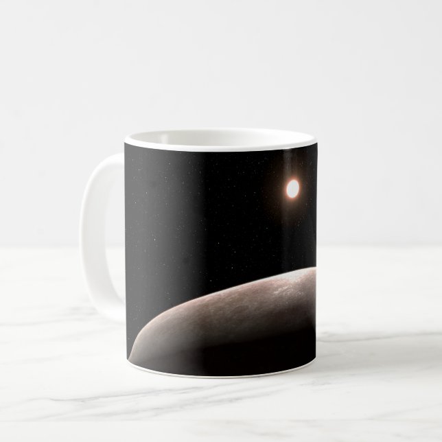 The Rocky Exoplanet Lhs 475 B And Its Host Star. Coffee Mug (Front Left)