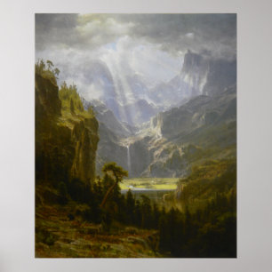 The Rocky Mountains, Lander’s Peak (1863) Poster