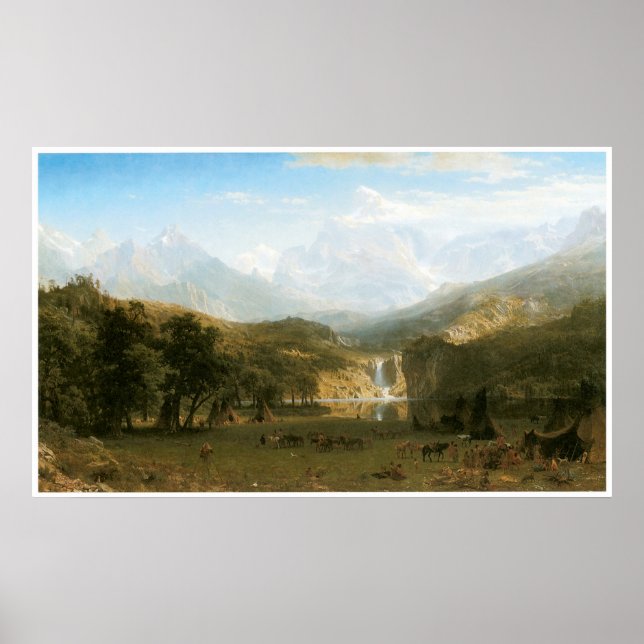 The Rocky Mountains, Lander's Peak 1863 Poster (Front)