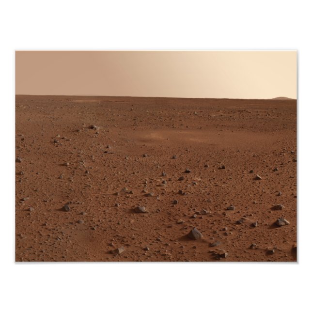 The rocky surface of Mars Photo Print (Front)