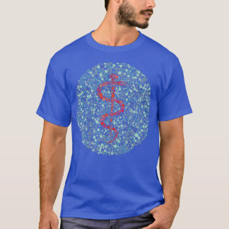 The Rod of Asclepius Ishihara Test T-Shirt