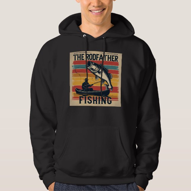 The Rodfather Fishing Hoodie (Front)