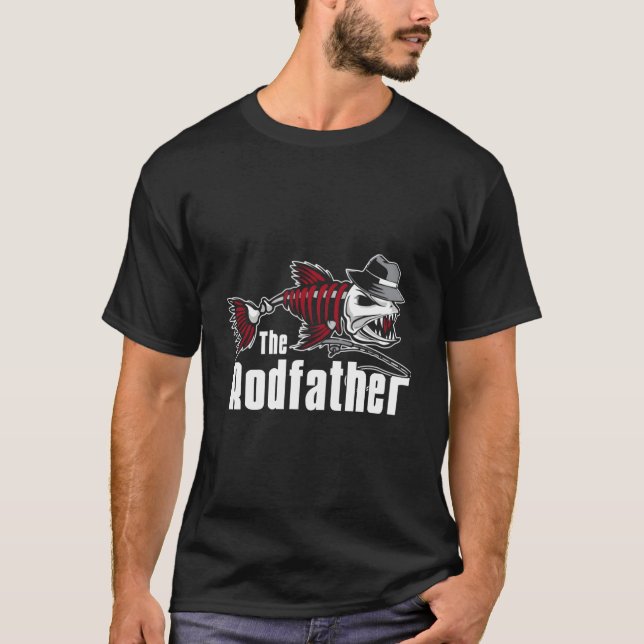 The Rodfather Fishing T-Shirt (Front)