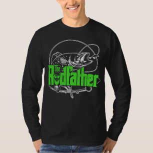 The Rodfather Funny and Fishermen Gift Parody T-Shirt