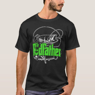 The Rodfather Funny and Fishermen Gifts Fishing T-Shirt