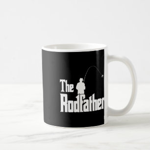 The Rodfather Funny Fisherman T Shirt Sea  Coffee Mug