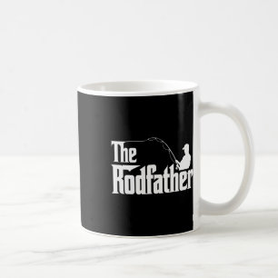 The Rodfather Funny Fishing Dad Humour Coffee Mug