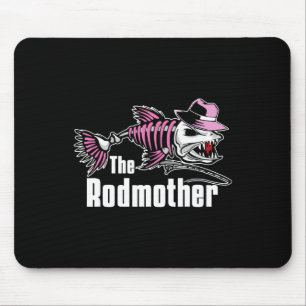 The Rodmother Funny Fishing Mom Mouse Pad