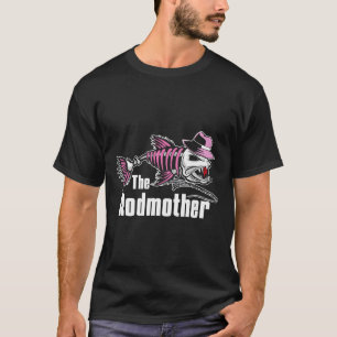 The Rodmother Funny Fishing Mom  T-Shirt