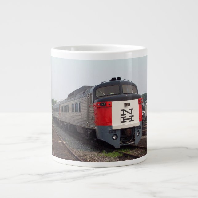 The Roger Williams Train Set Jumbo Mug (Front)