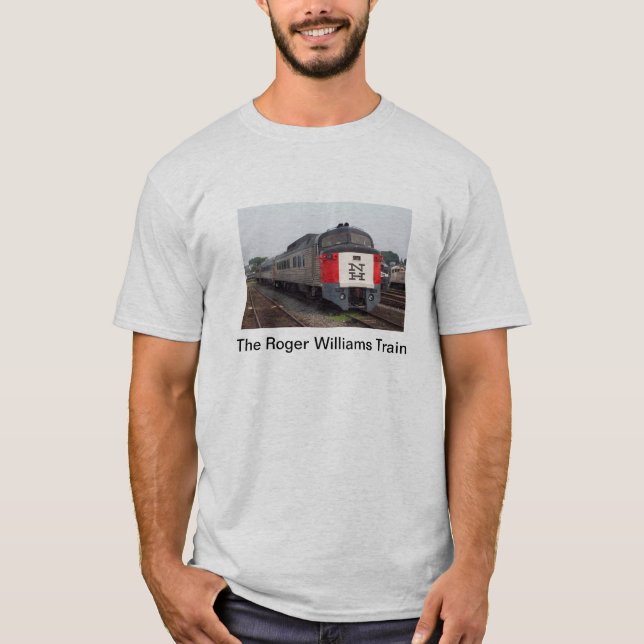 The Roger Williams Train Set T-Shirt (Front)