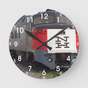 The Roger Williams Train Set Wall Clock