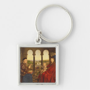 The Rolin Madonna , c.1435 Keychain