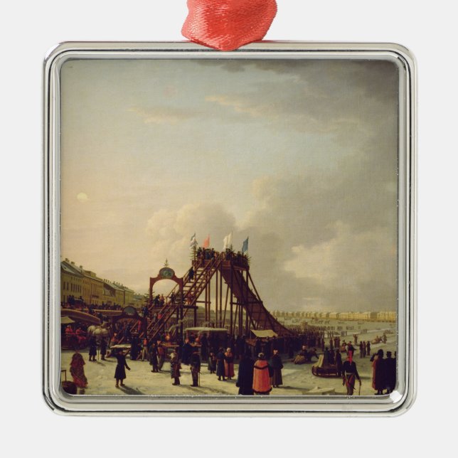 The rollercoasters on the Neva in St. Metal Ornament (Front)