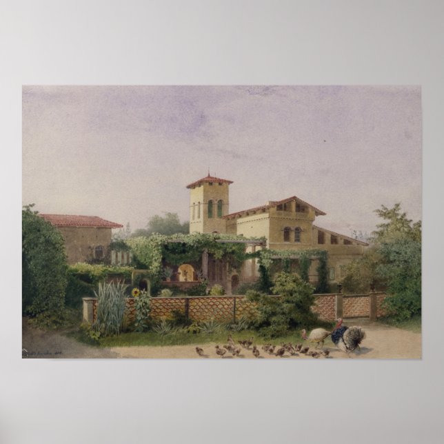 The Roman Baths, 1848 Poster (Front)