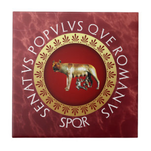 The Roman Capitoline Wolf Tile