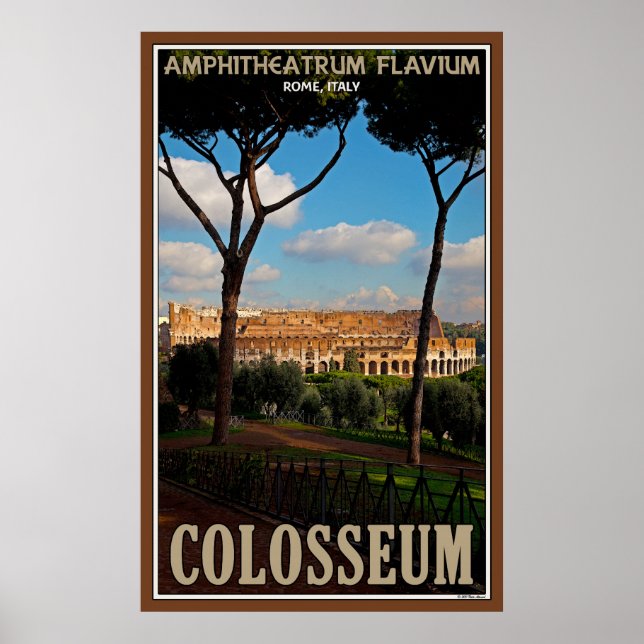 The Roman Colosseum Poster (Front)