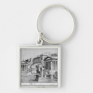 The Roman Forum of Antiquity Keychain