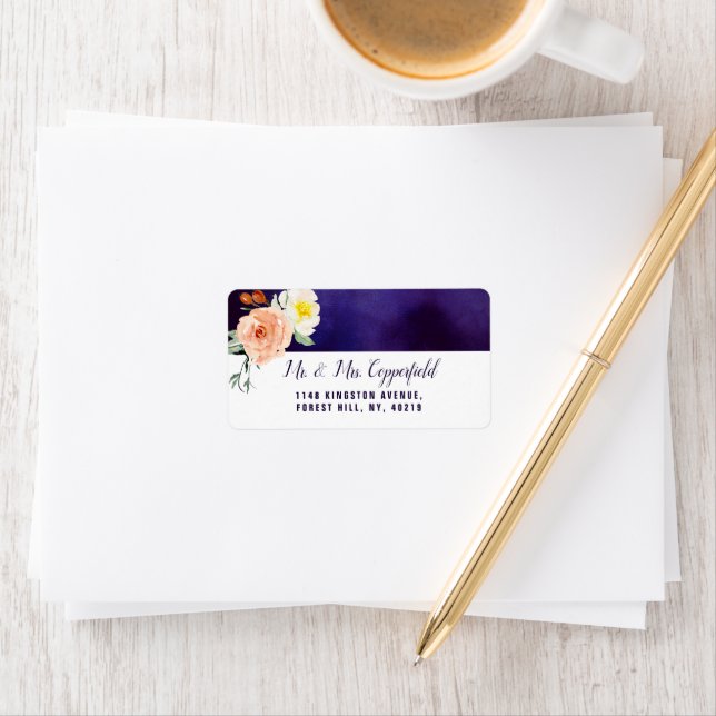 The Romance In Bloom Wedding Collection Label (Insitu)