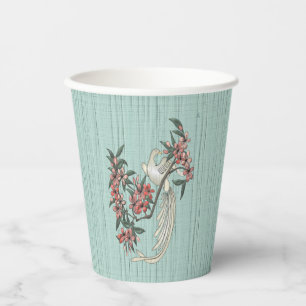 The Romance of Silk Aqua Paper Cups