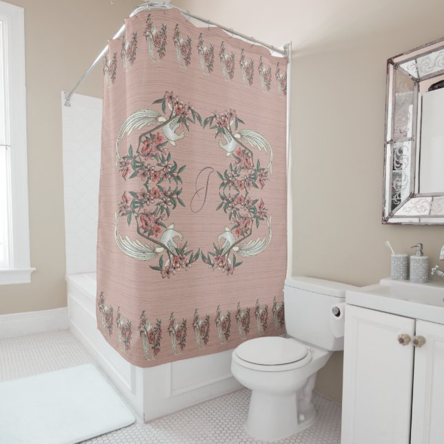 The Romance of Silk Peach w/ Monogram  (In Situ)