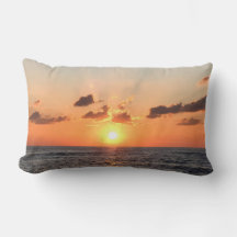 The romantic sunset pillow