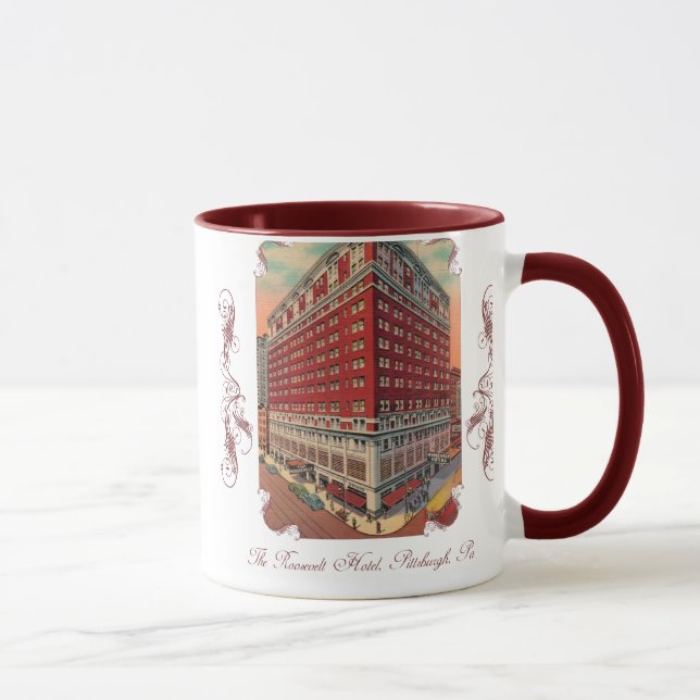The Roosevelt Hotel Vintage Coffee Mug (Right)