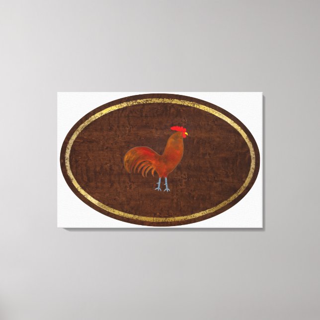 The Rooster 2009 Canvas Print (Front)