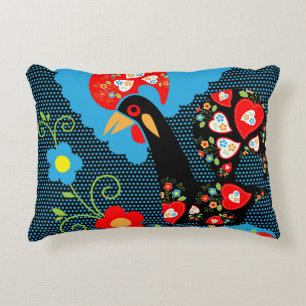 The Rooster of Portugal Accent Pillow