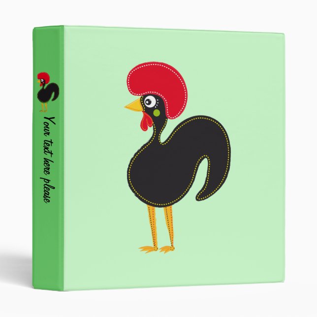 the Rooster of Portugal Binder (Front/Spine)