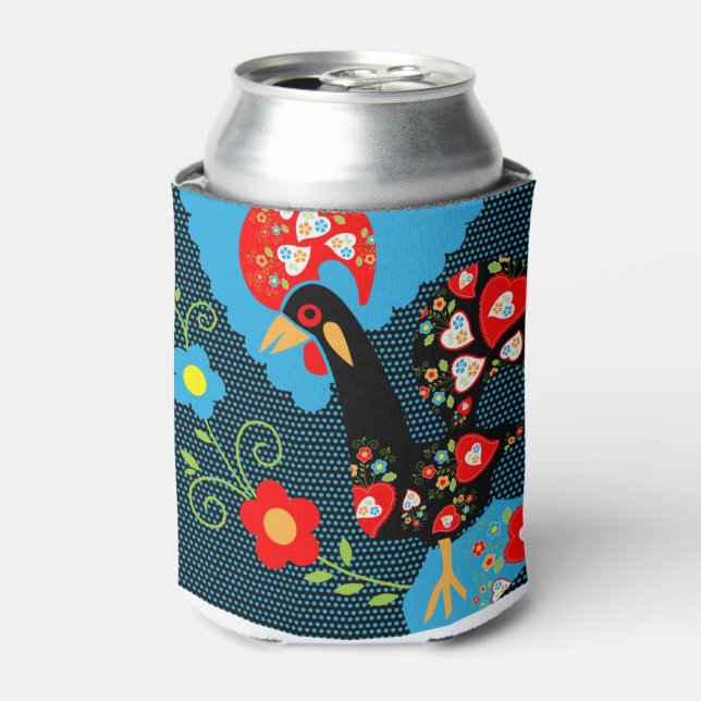 The Rooster of Portugal Can Cooler (Can Front)