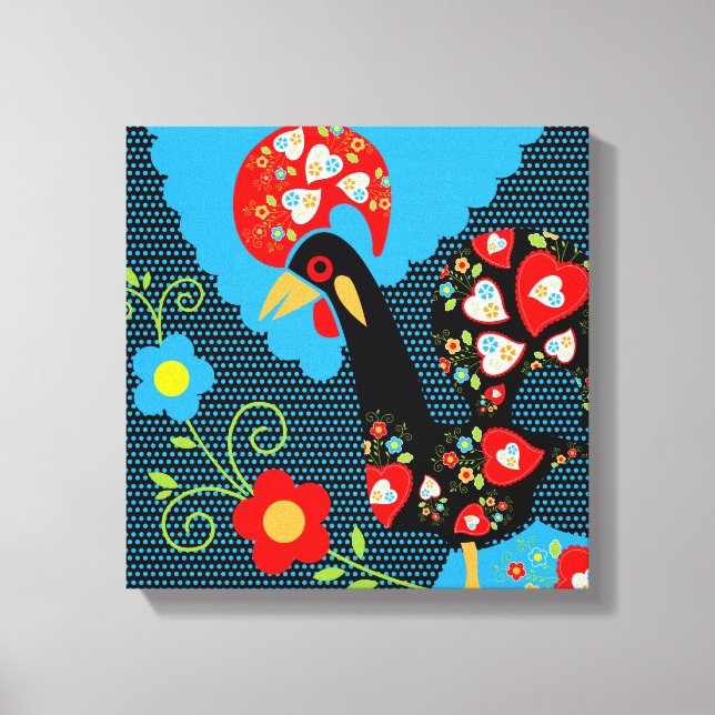 The Rooster of Portugal Canvas Print (Front)