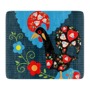 The Rooster of Portugal  Cutting Board